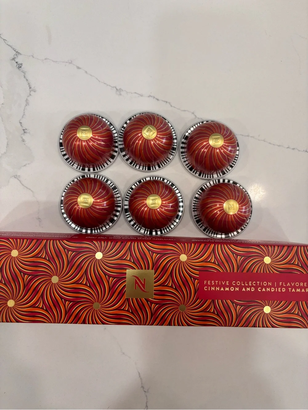 Nespresso Vertuo Festive Collection Cinnamon & Candied Tamarind - Picture 1 of 2